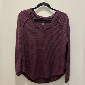 AE SOFT AND SEXY MAROON SWEATER